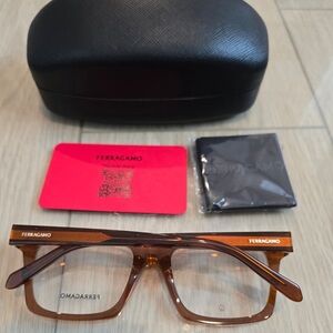 Salvatore Ferragamo SF2993
Eyeglasses Women Transparent Brown 
Size: 53:19:145